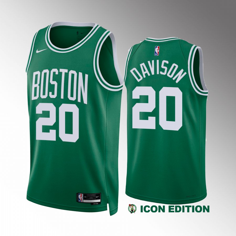JD Davison 2022-23 Boston Celtics Green #20 Icon Edition Jersey Swingman