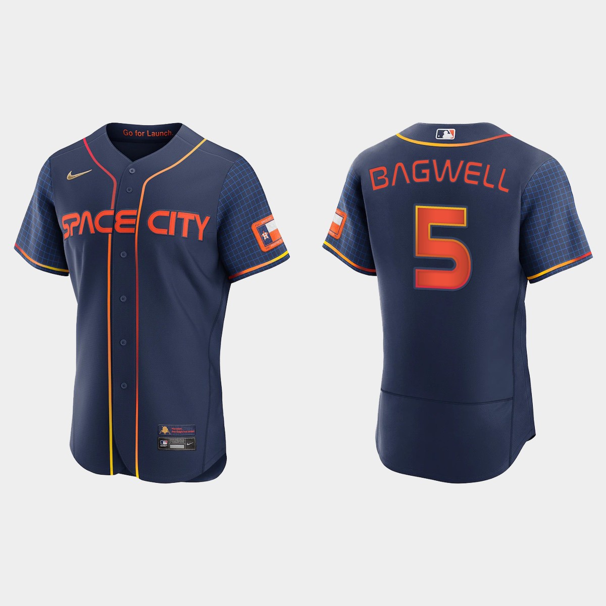 Jeff Bagwell Houston Astros 2022 City Connect Jersey - Navy
