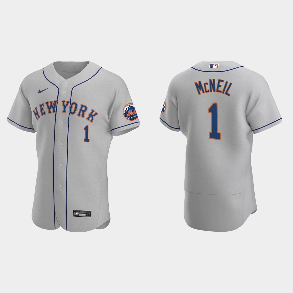 Jeff McNeil New York Mets Road Jersey - Gray