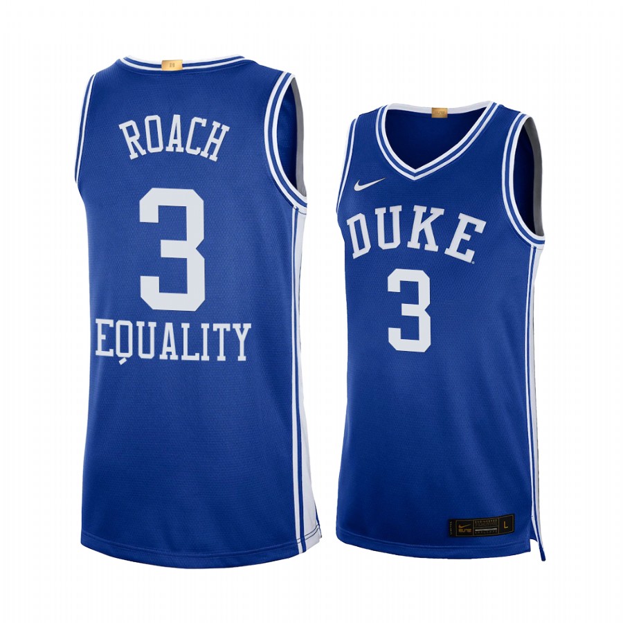 Jeremy Roach Duke Blue Devils Blue Equality Social Justice Limited 2020-21 Jersey