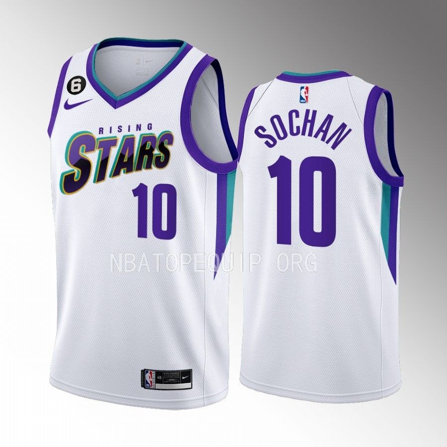 Jeremy Sochan 2023 NBA Rising Stars White Jersey Shohoku High School #10
