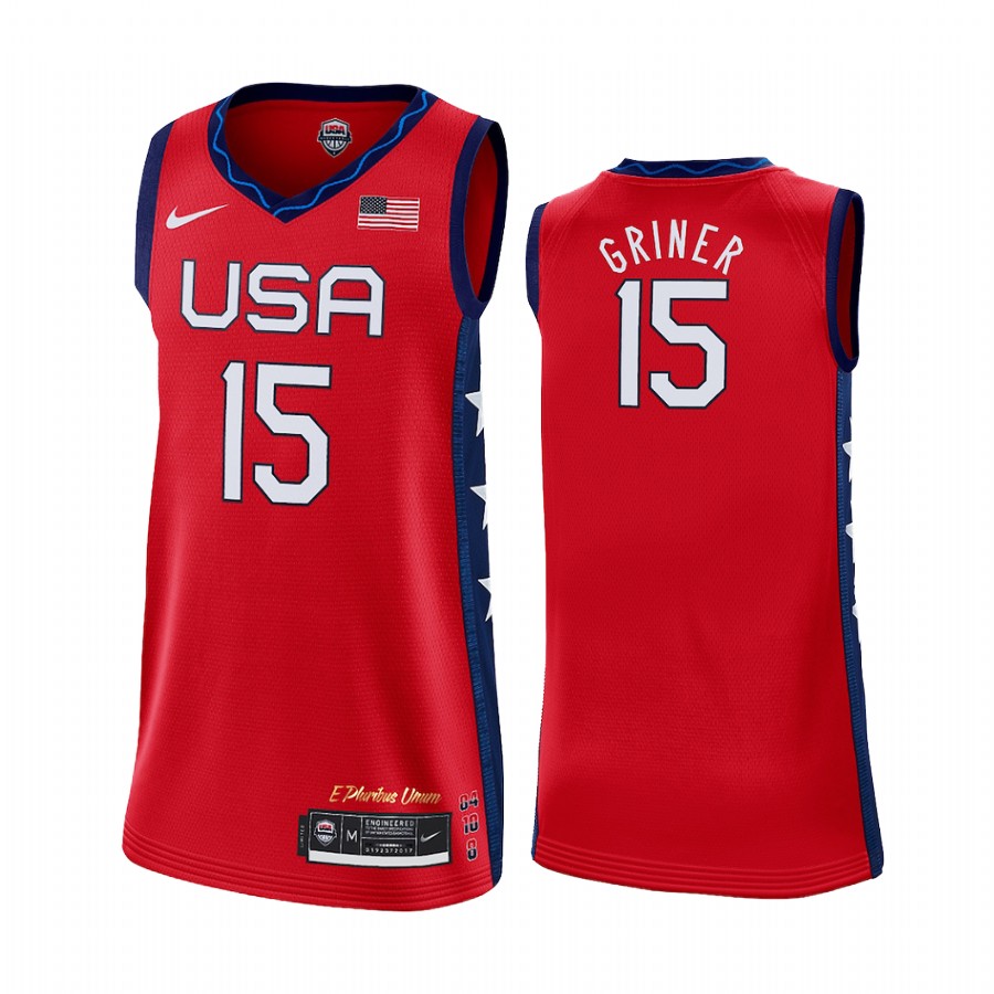 Jewell Loyd USA  Red 2020 Summer Olympics Women Jersey Limited