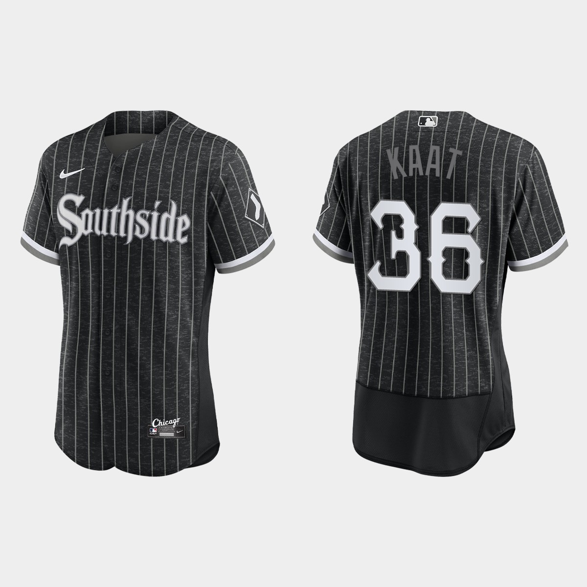 Jim Kaat Chicago White Sox 2021 City Connect Jersey - Black