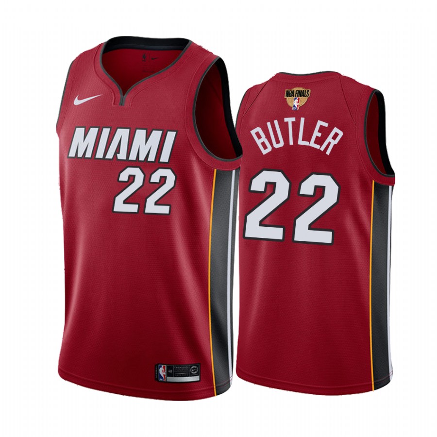 Jimmy Butler Miami Heat 2020 NBA Finals Bound Red Jersey Statement Edition