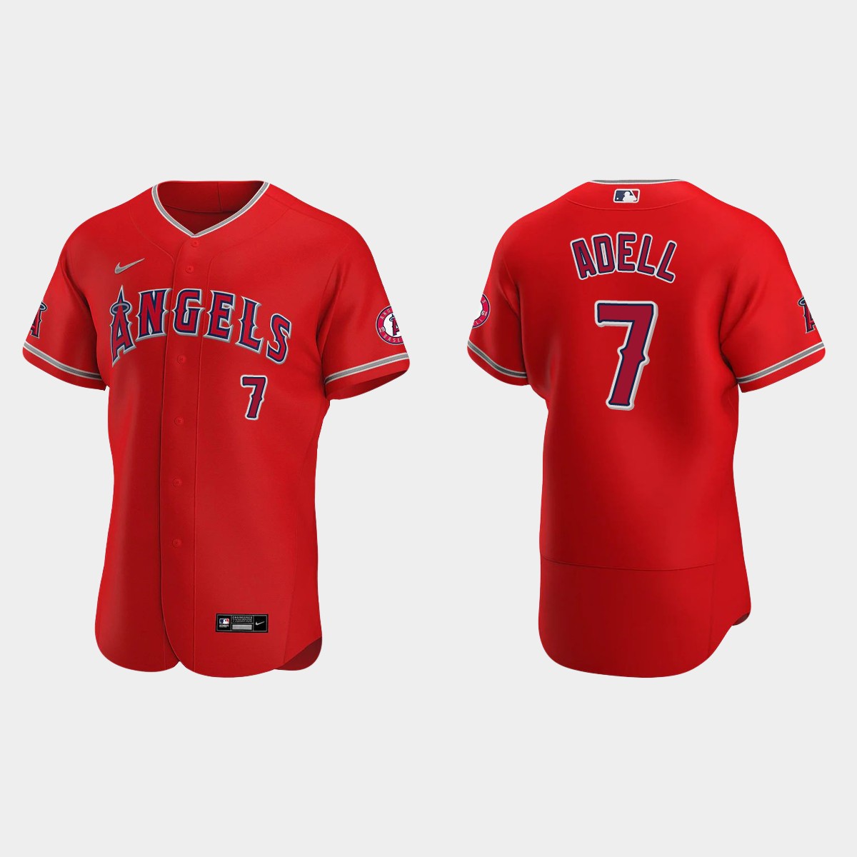 Jo Adell #7 Los Angeles Angels Alternate Jersey - Red