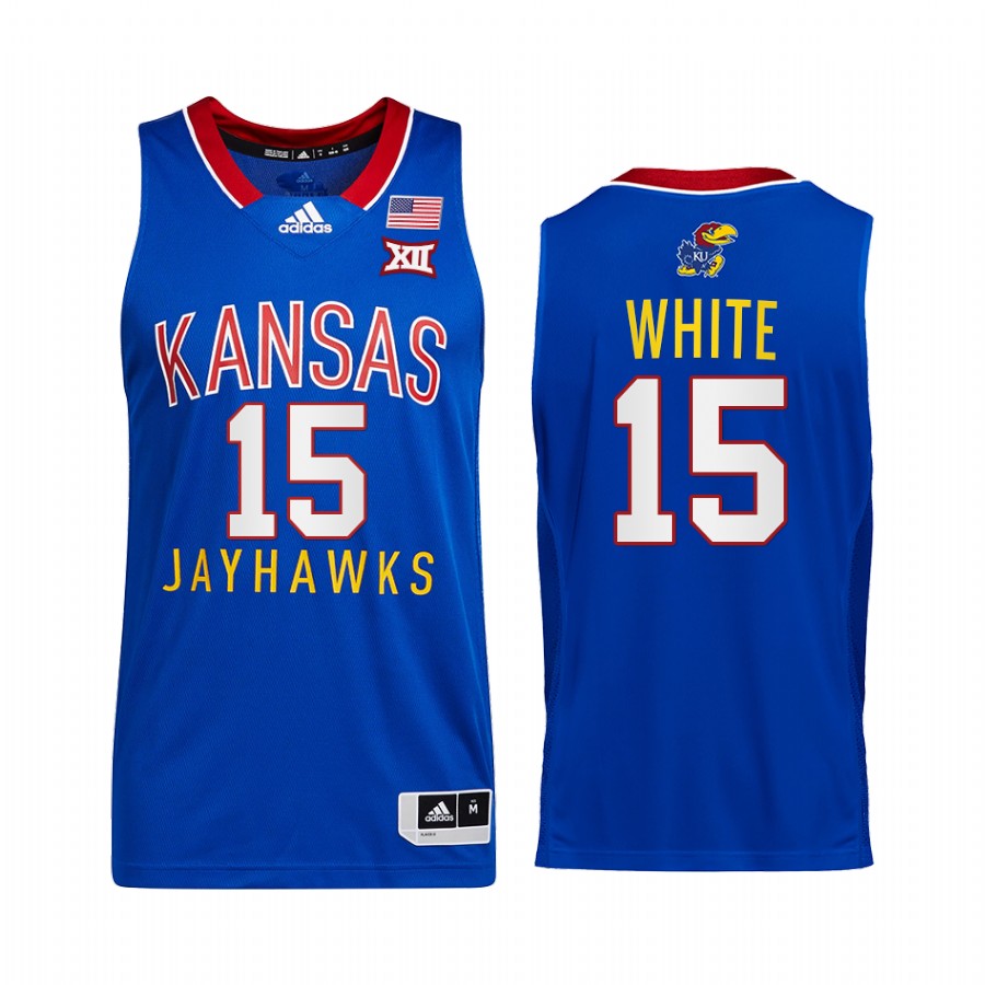 Jo Jo White Kansas Jayhawks Royal Jersey College  Throwback