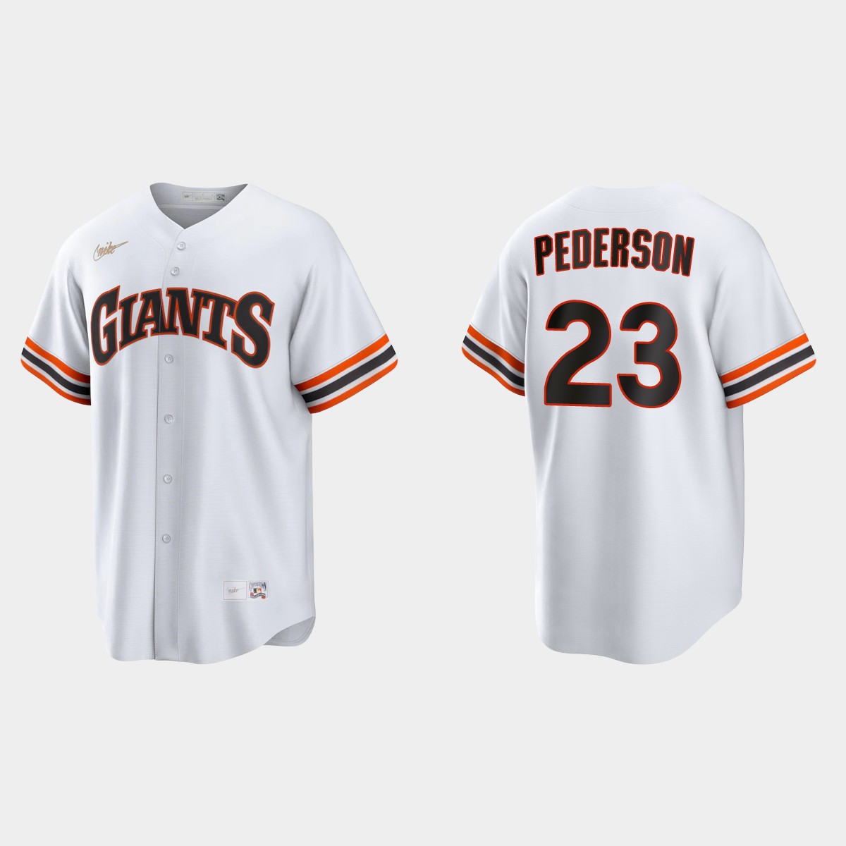 Joc Pederson San Francisco Giants Cooperstown Home Jersey - White