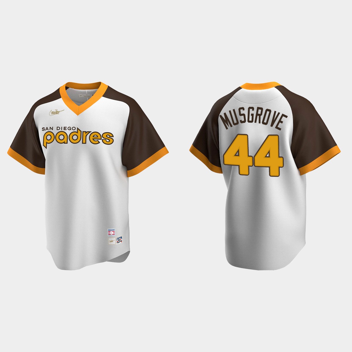 Joe Musgrove #44 San Diego Padres Cooperstown Collection Home Jersey - White