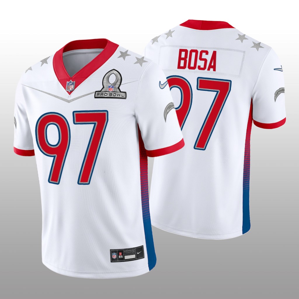 Joey Bosa White Game Jersey 2022 AFC Pro Bowl - Men's