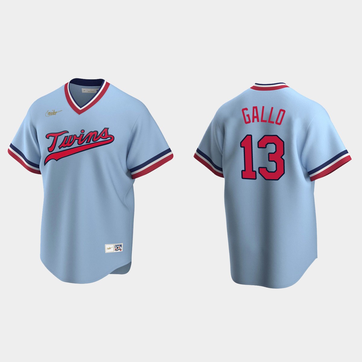 Joey Gallo Minnesota Twins Cooperstown Collection Road Jersey - Light Blue