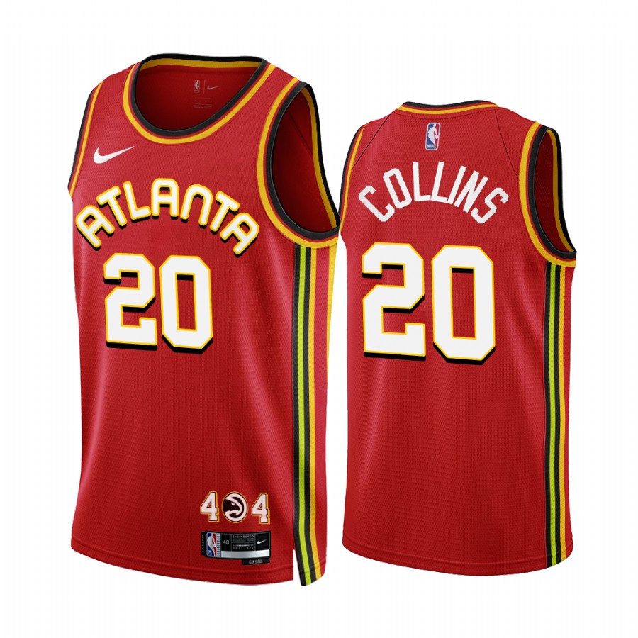 John Collins 2022-23 Atlanta Hawks Red #20 Icon Edition Jersey