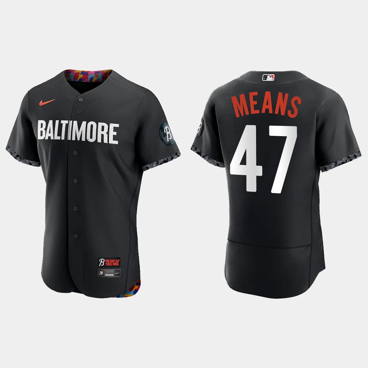 John Means Baltimore Orioles 2023 City Connect Jersey - Black