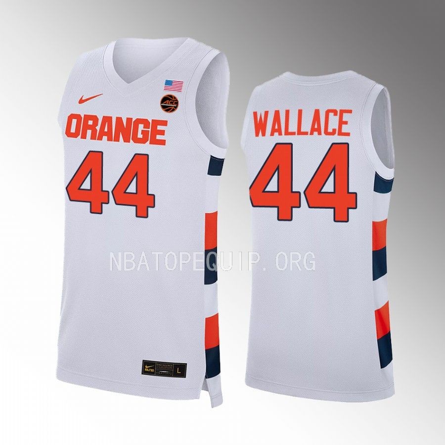 John Wallace Syracuse Orange White Jersey College