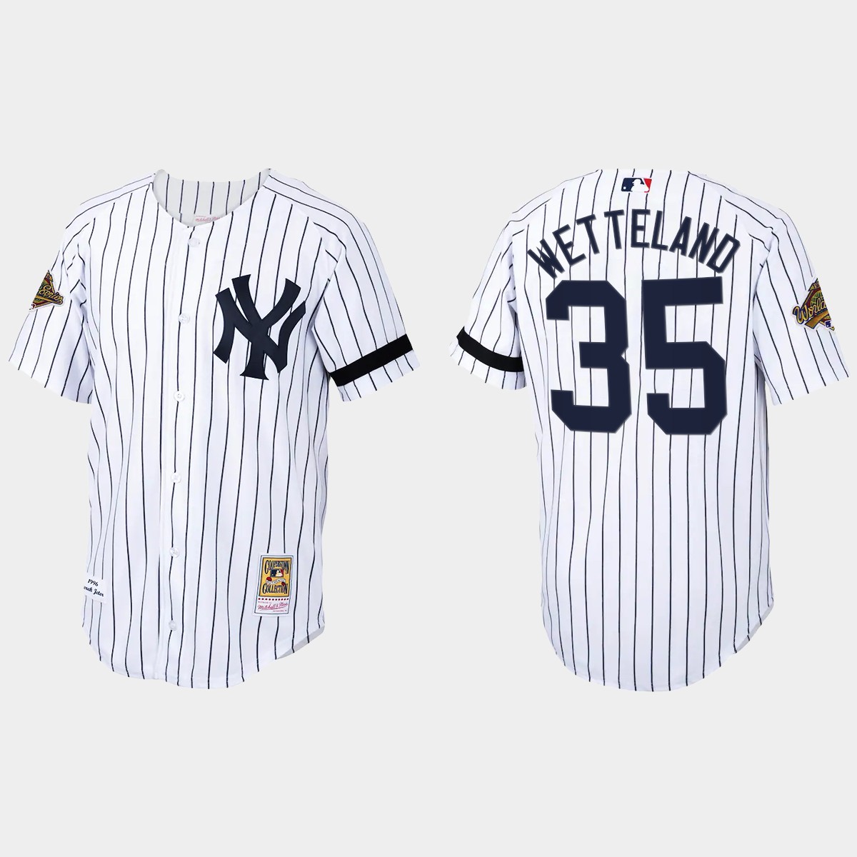 John Wetteland New York Yankees 1996 Cooperstown Collection Home Jersey - White