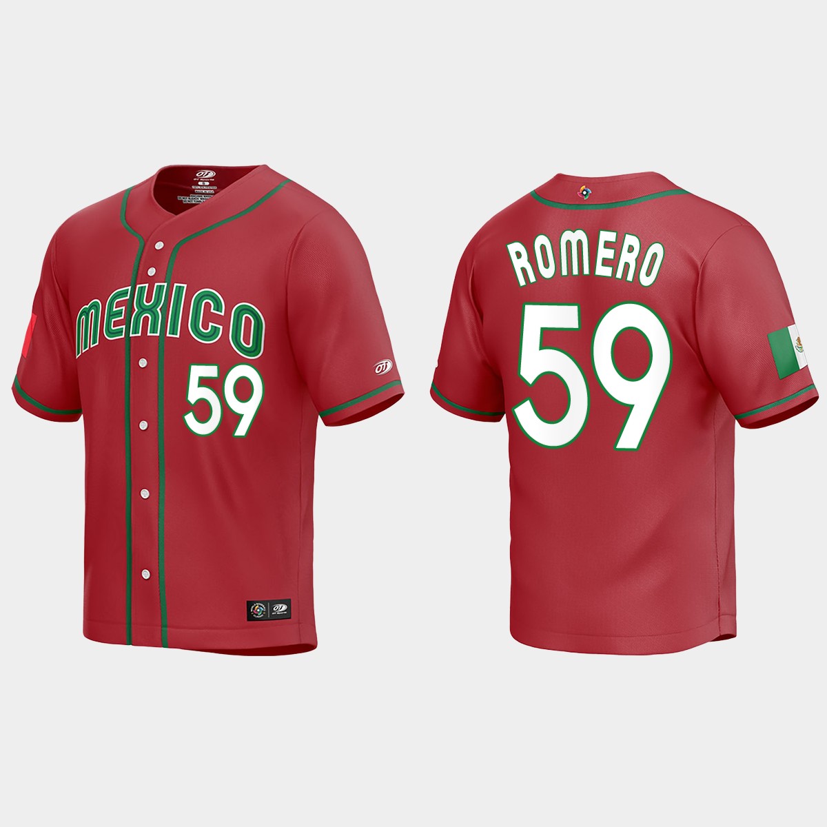 JoJo Romero Mexico  2023 World  Classic Jersey - Red