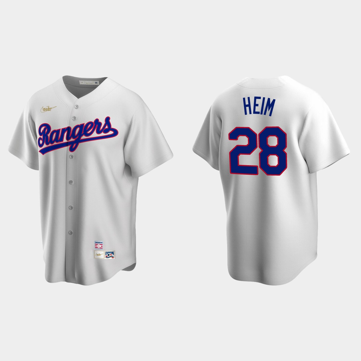 Jonah Heim Texas Rangers Cooperstown Collection Home Jersey - White