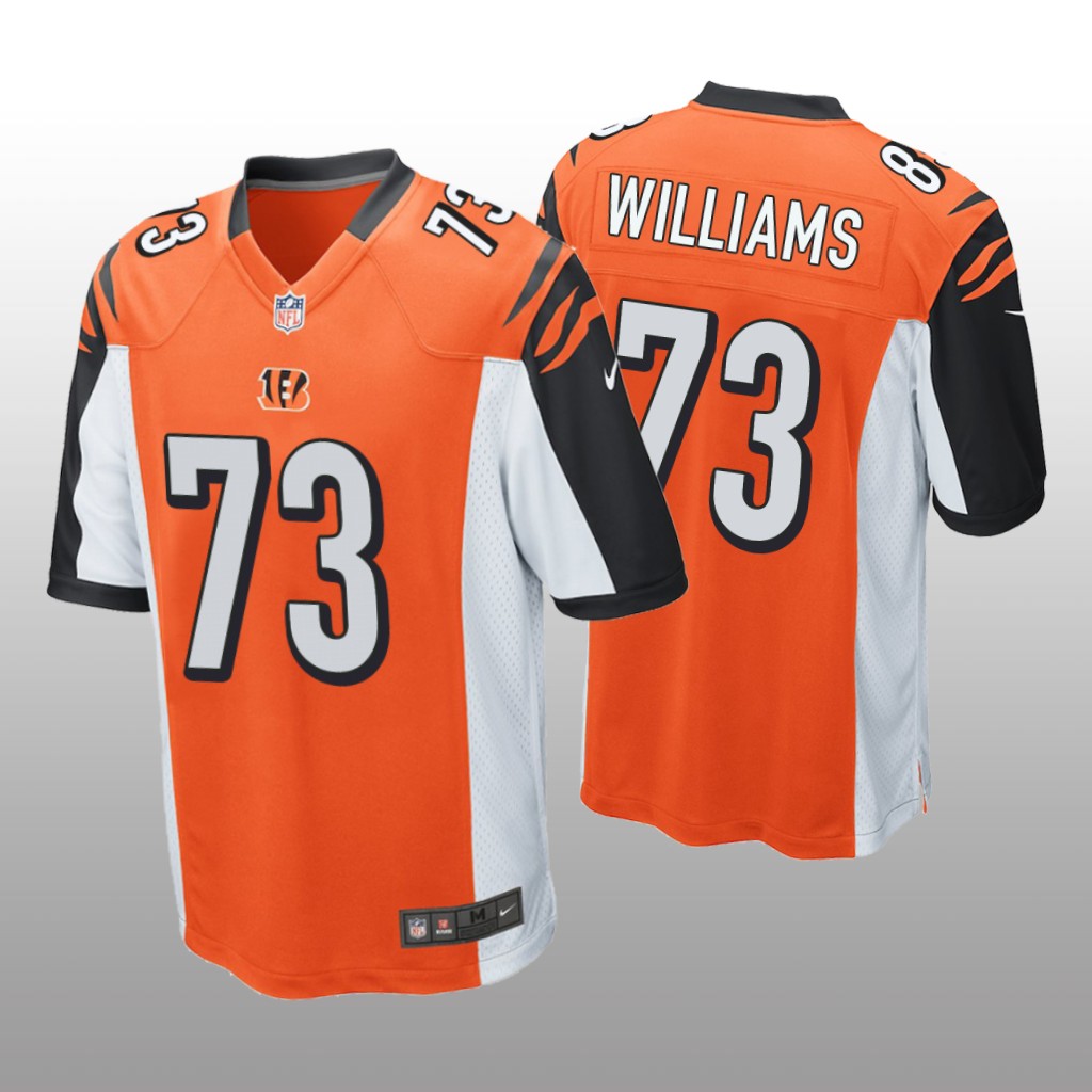 Jonah Williams Cincinnati Bengals Orange NFL Draft Game Jersey