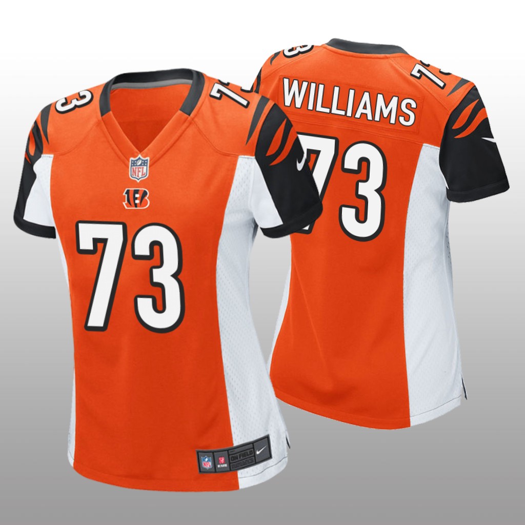Jonah Williams Cincinnati Bengals Orange NFL Draft Game Jersey