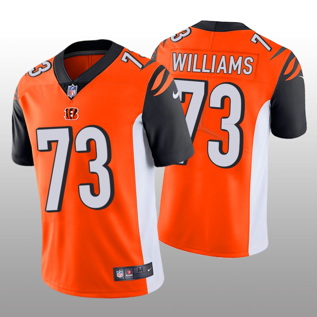 Jonah Williams Cincinnati Bengals Orange NFL Draft Vapor Limited Jersey