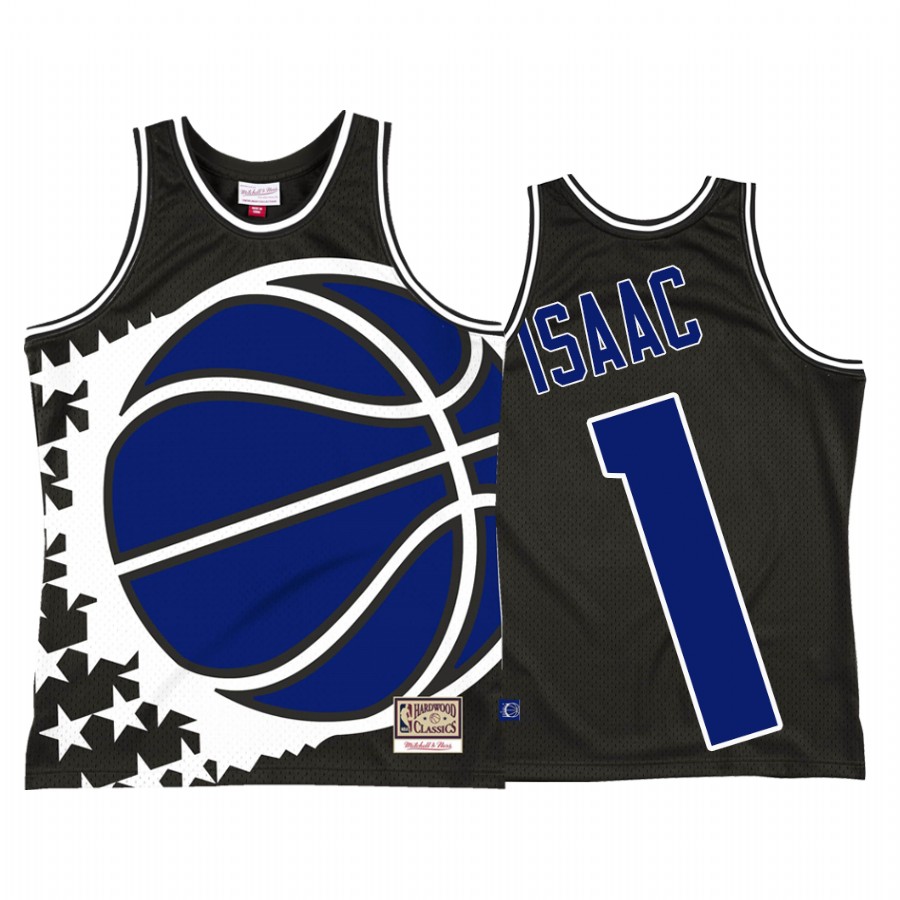 Jonathan Isaac Orlando Magic Black Big Face 2.0 Men's Jersey