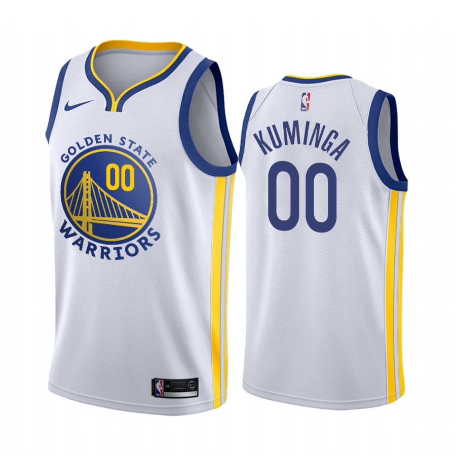 Jonathan Kuminga 2021 NBA Draft Golden State Warriors Association Edition Jersey White