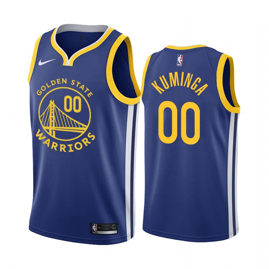 Jonathan Kuminga 2021 NBA Draft Golden State Warriors Icon Edition Jersey Royal