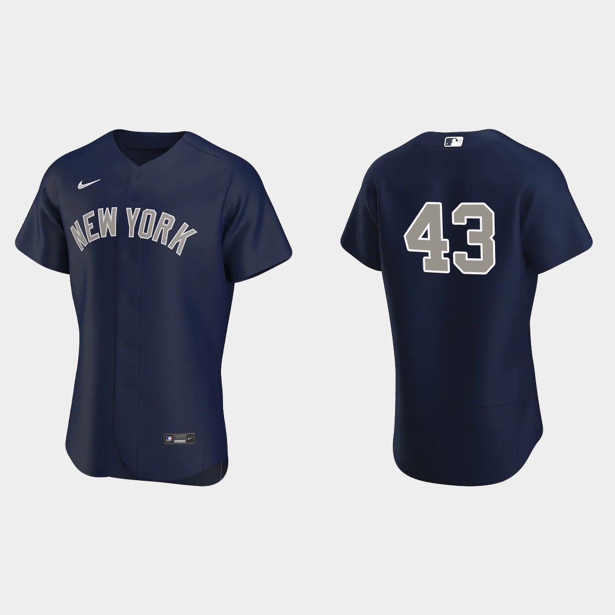 Jonathan Loaisiga #43 New York Yankees Jersey - Navy
