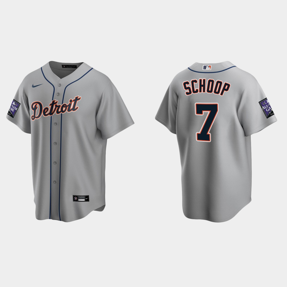 Jonathan Schoop Detroit Tigers 2021 All-Star Game Jersey - Gray