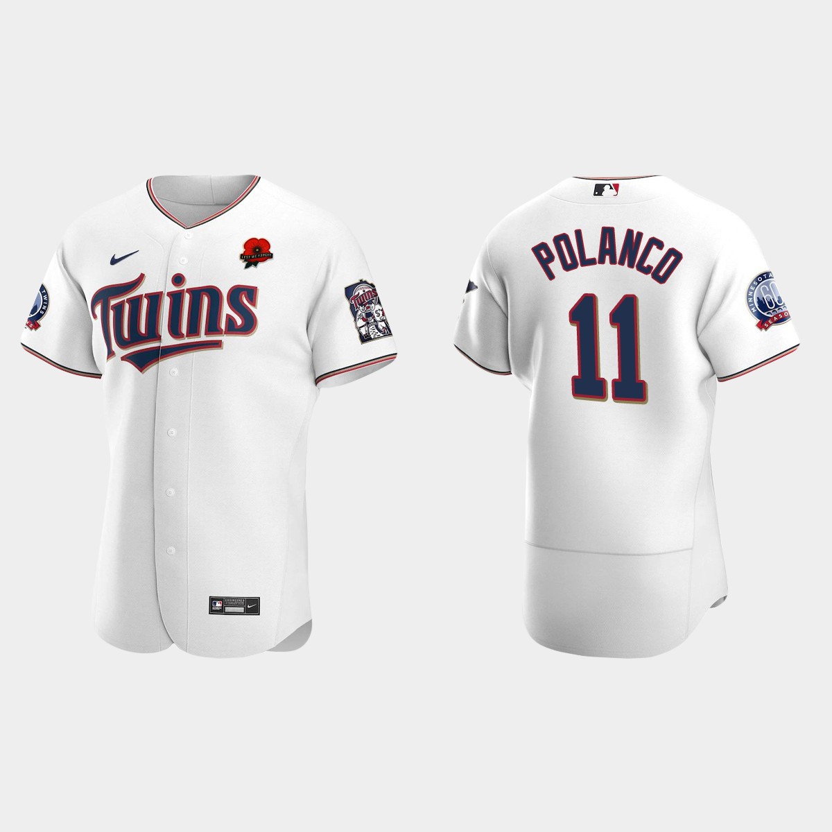 Jorge Polanco Minnesota Twins 2021 Memorial Day Jersey - White
