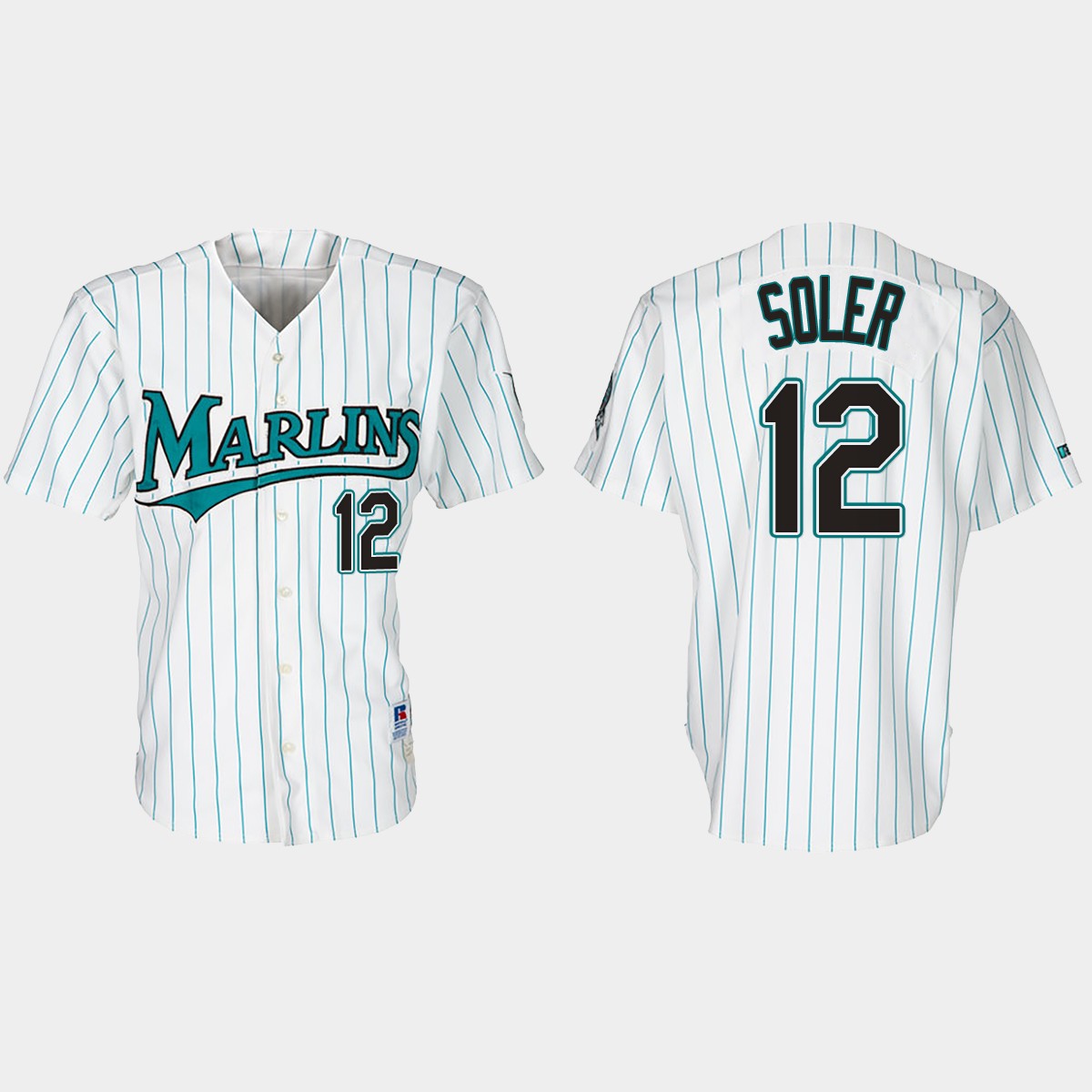 Jorge Soler Florida Marlins 30th Anniversary Throwback Jersey - White Teal