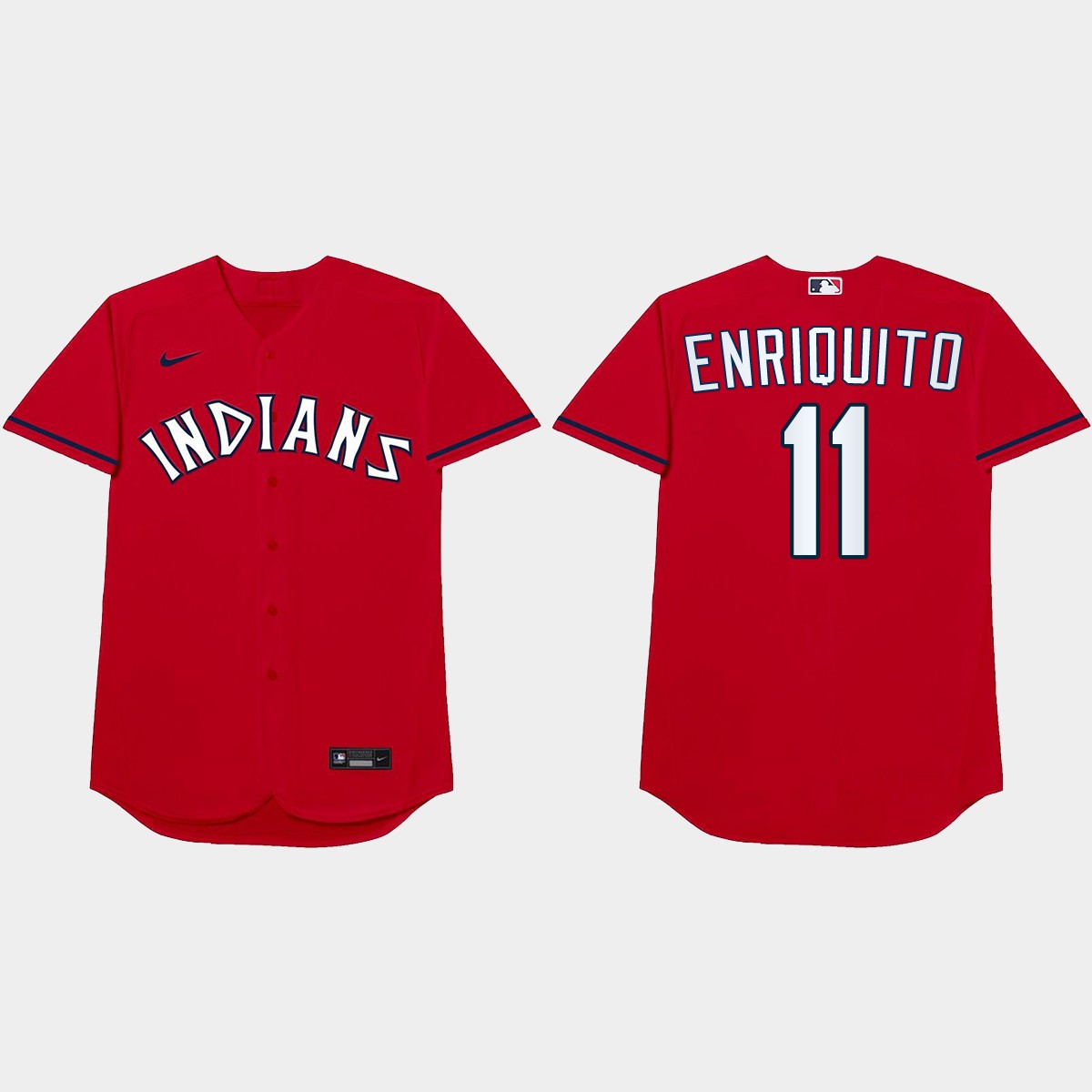 Jose Ramirez 2021 Players' Weekend Enriquito Nickname Jersey - Red