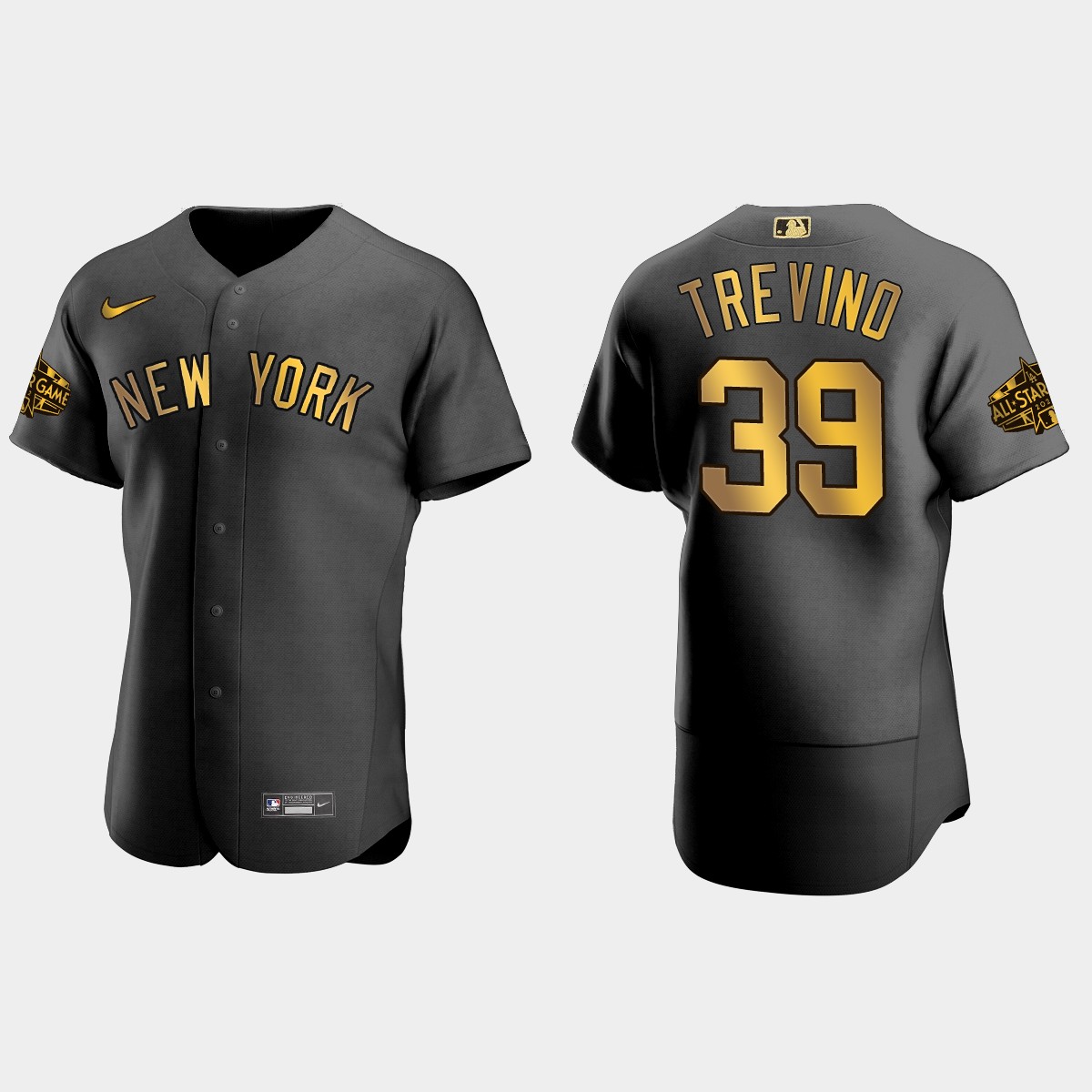 Jose Trevino New York Yankees 2022 MLB All-Star Game Jersey - Black