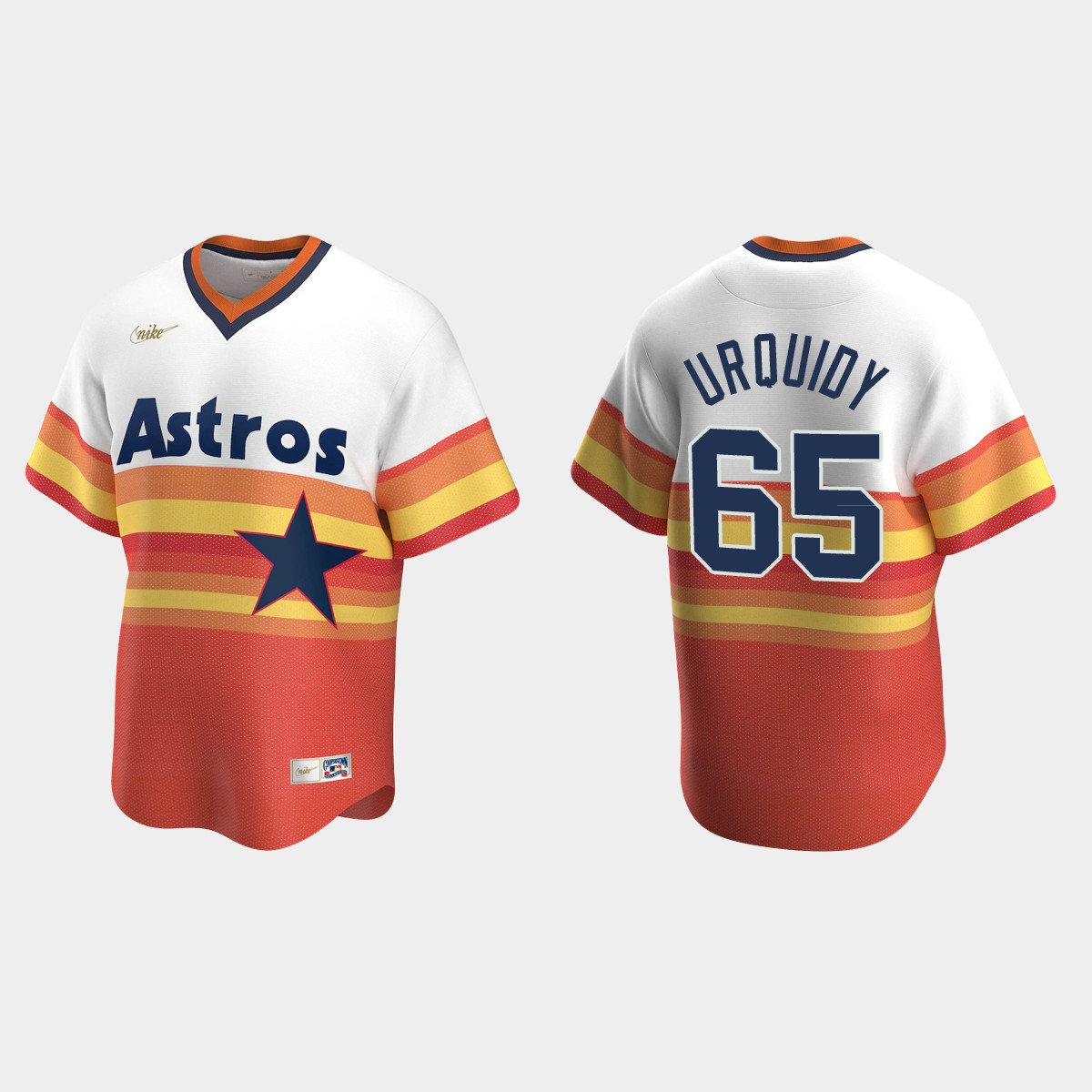 Jose Urquidy #65 Houston Astros Cooperstown Collection Home Jersey - White