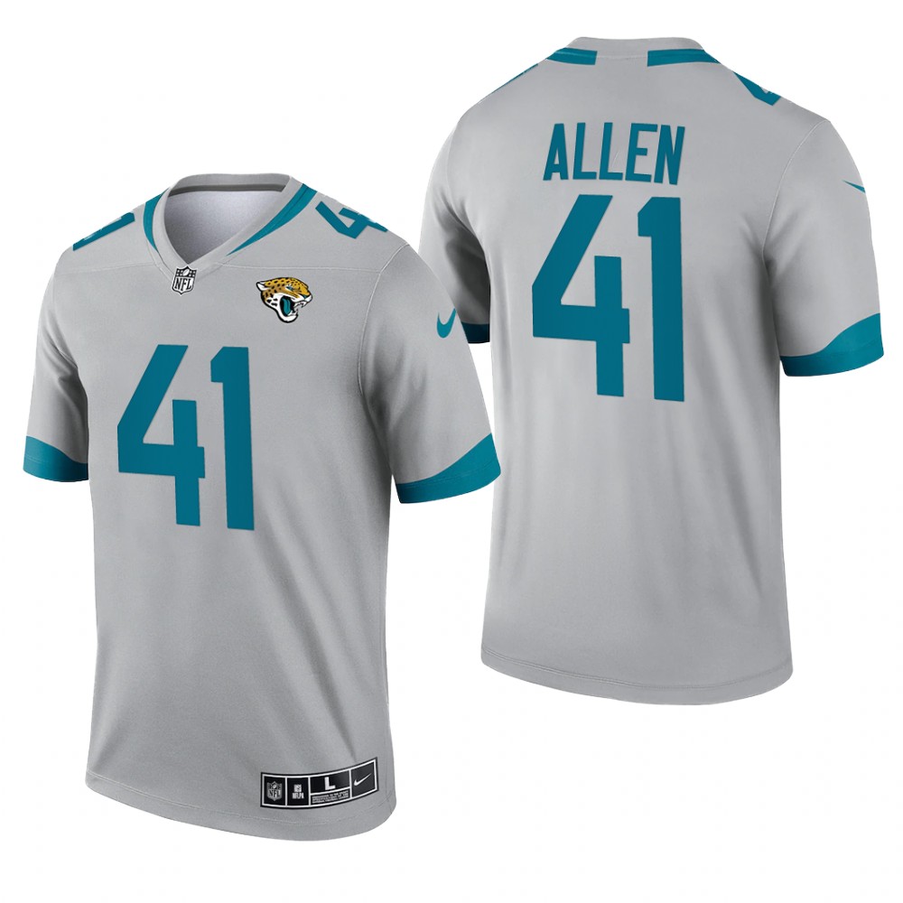 Josh Allen Jacksonville Jaguars Silver Jersey Inverted Legend - Men's