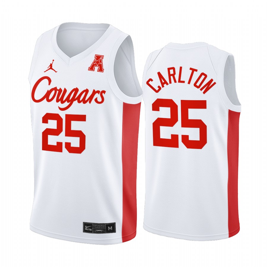 Josh Carlton Houston Cougars White Jersey 2022 College  Classic