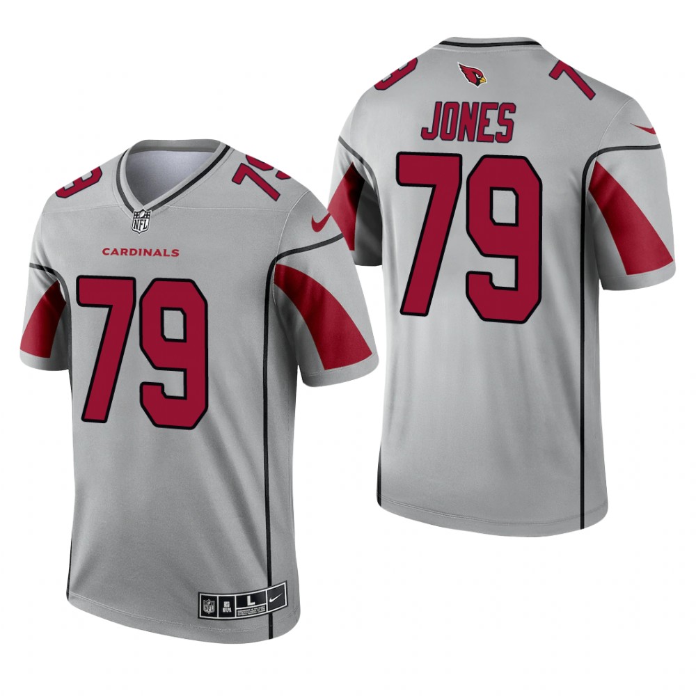Josh Jones Arizona Cardinals Silver Jersey Inverted Legend - Men's