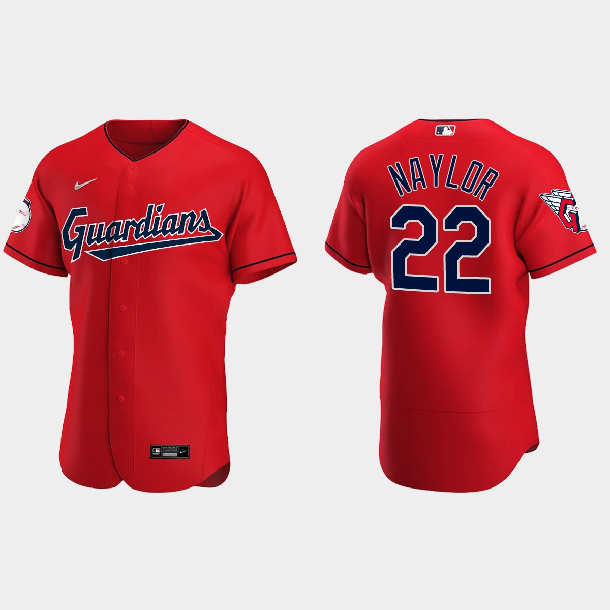 Josh Naylor Cleveland Guardians 2022 Alternate Jersey - Red