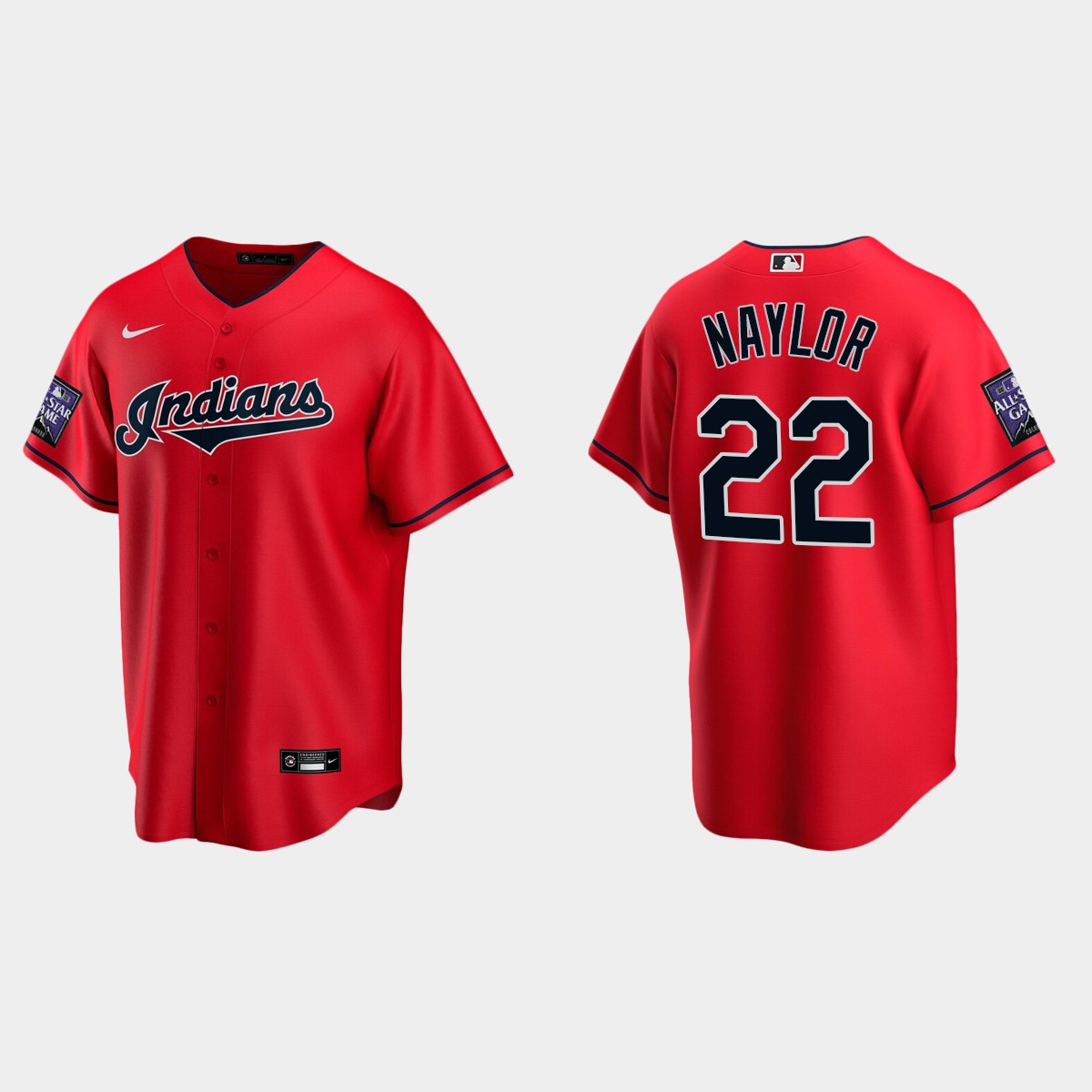 Josh Naylor Cleveland Indians 2021 All-Star Game Alternate Jersey - Red