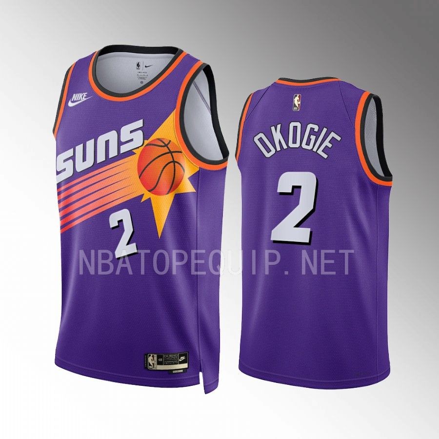 Josh Okogie 2022-23 Phoenix Suns Purple #2 Classic Edition Jersey
