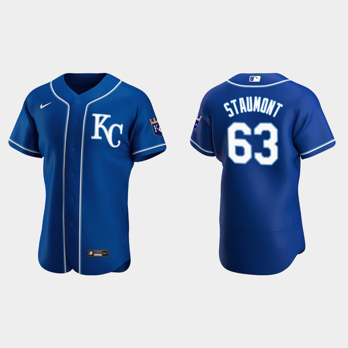 Josh Staumont #63 Kansas City Royals Alternate Jersey - Royal