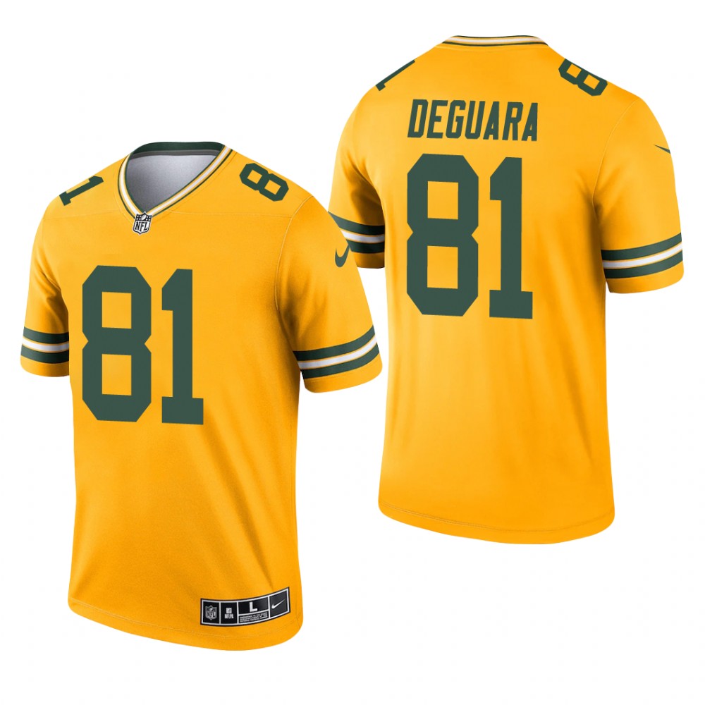 Josiah Deguara Green Bay Packers Gold Jersey Inverted Legend - Men's
