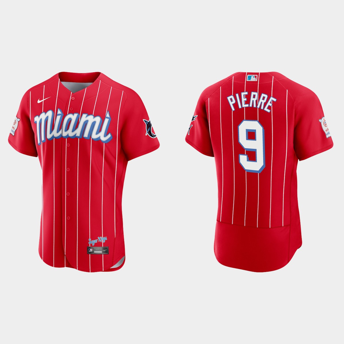 Juan Pierre Miami Marlins 2021 City Connect Jersey - Red