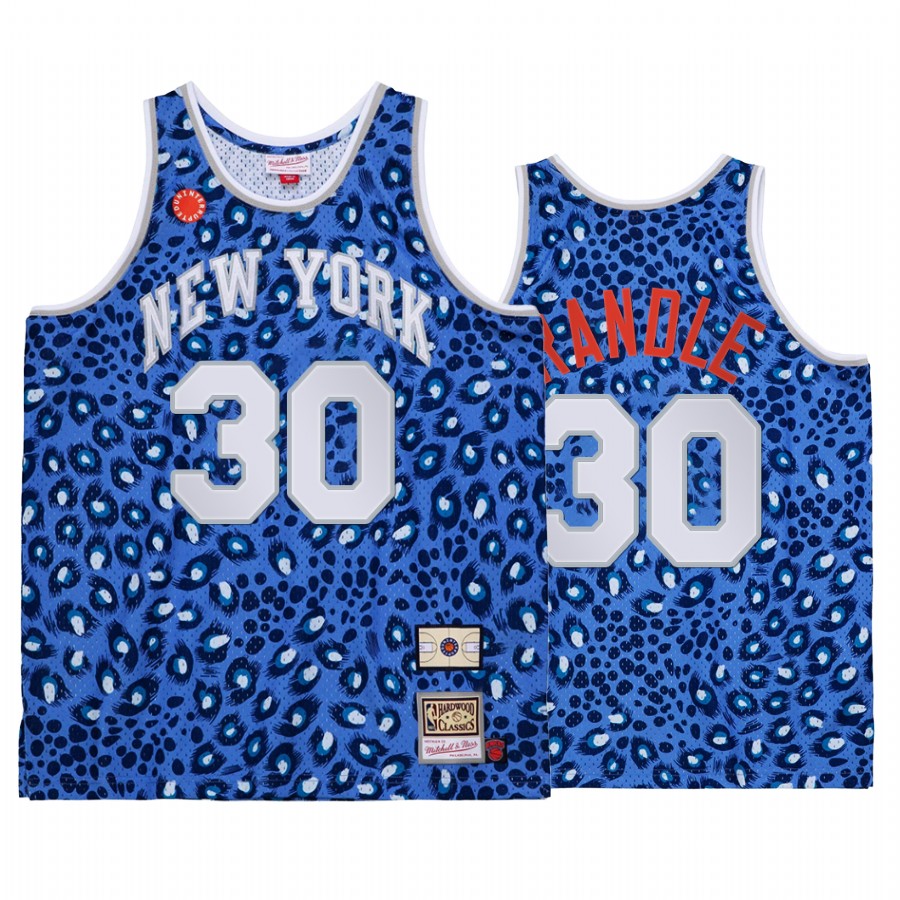 Julius Randle 30 New York Knicks Mitchell Ness x Uninterrupted Blue Jersey Throwback