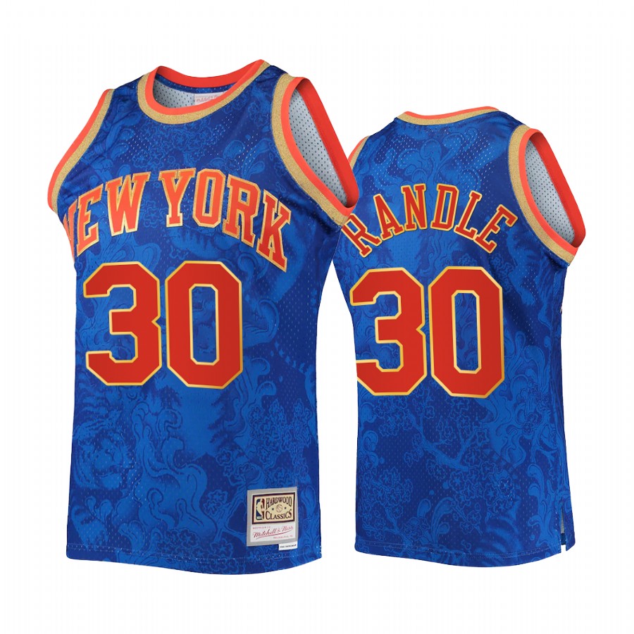 Julius Randle Lunar New Year 2022 New York Knicks Royal Jersey Throwback