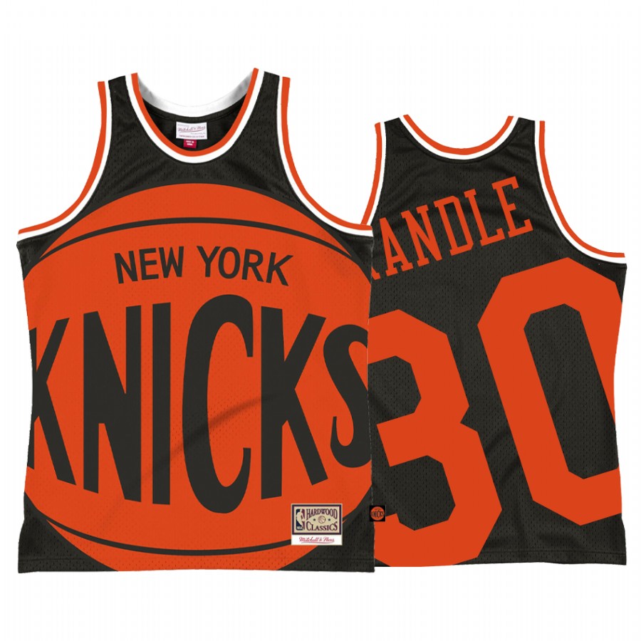 Julius Randle New York Knicks Black Big Face 2.0 Men's Jersey