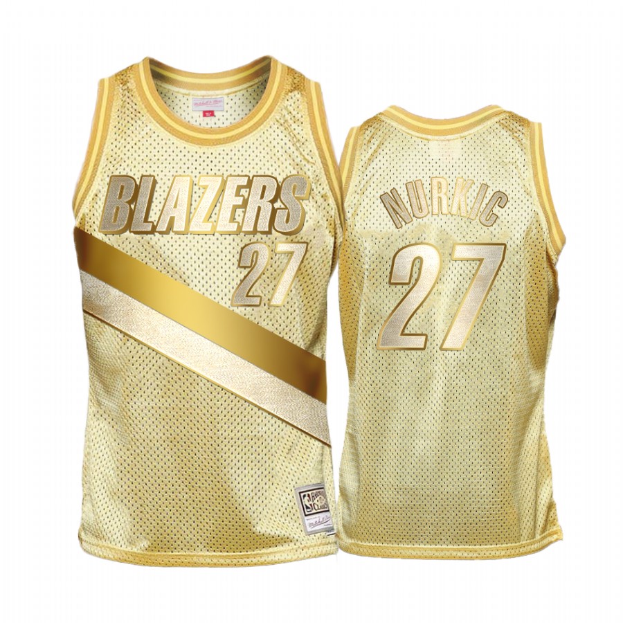 Jusuf Nurkic #27 Portland Trail Blazers Golden Midas SM Jersey