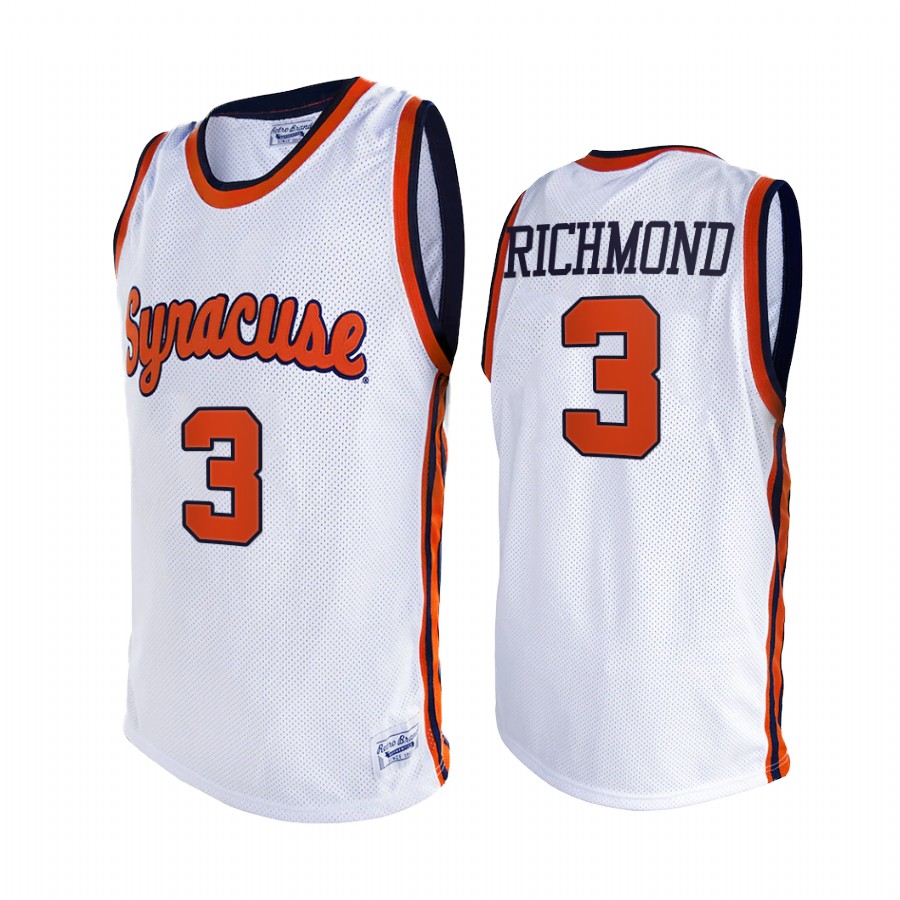 Kadary Richmond Syracuse Orange White Jersey 2021 Alumni Limited Retro