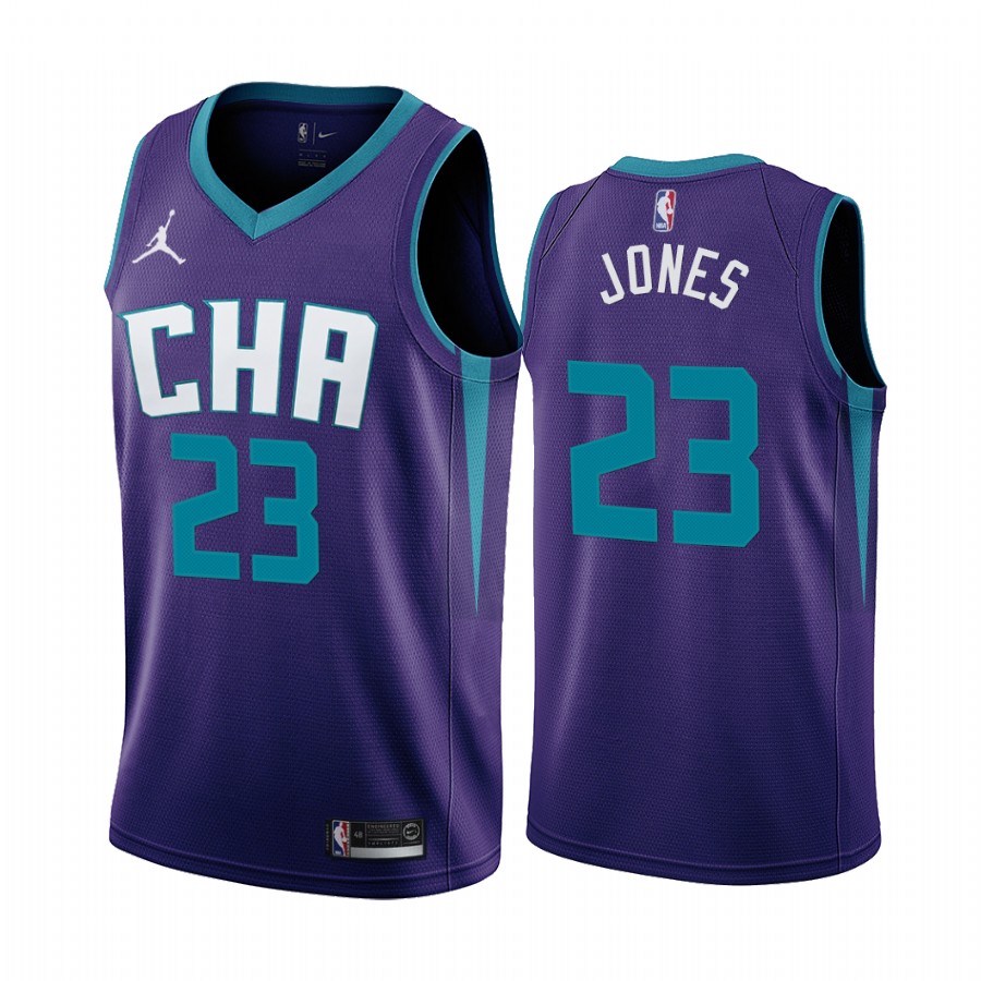 Kai Jones 2021 NBA Draft Charlotte Hornets Statement Edition Jersey Purple