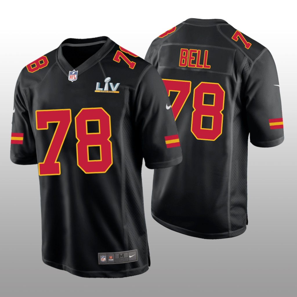 Kansas City Chiefs Bobby Bell Black Game Fashion Jersey Super Bowl LV - Men's