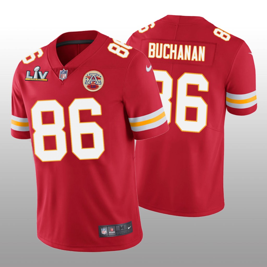 Kansas City Chiefs Buck Buchanan Red Vapor Limited Jersey Super Bowl LV - Men's